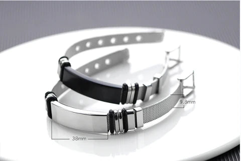 Bracelet en acier inoxydable personnalisé